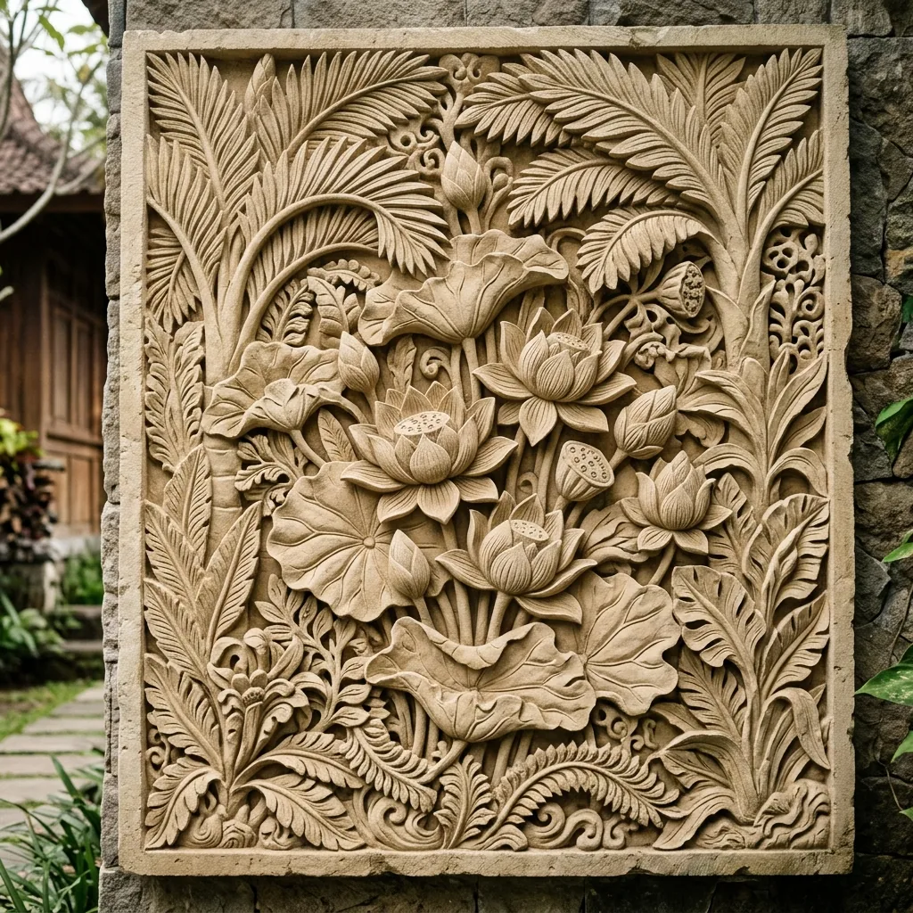 Relief Ukir Batu Paras